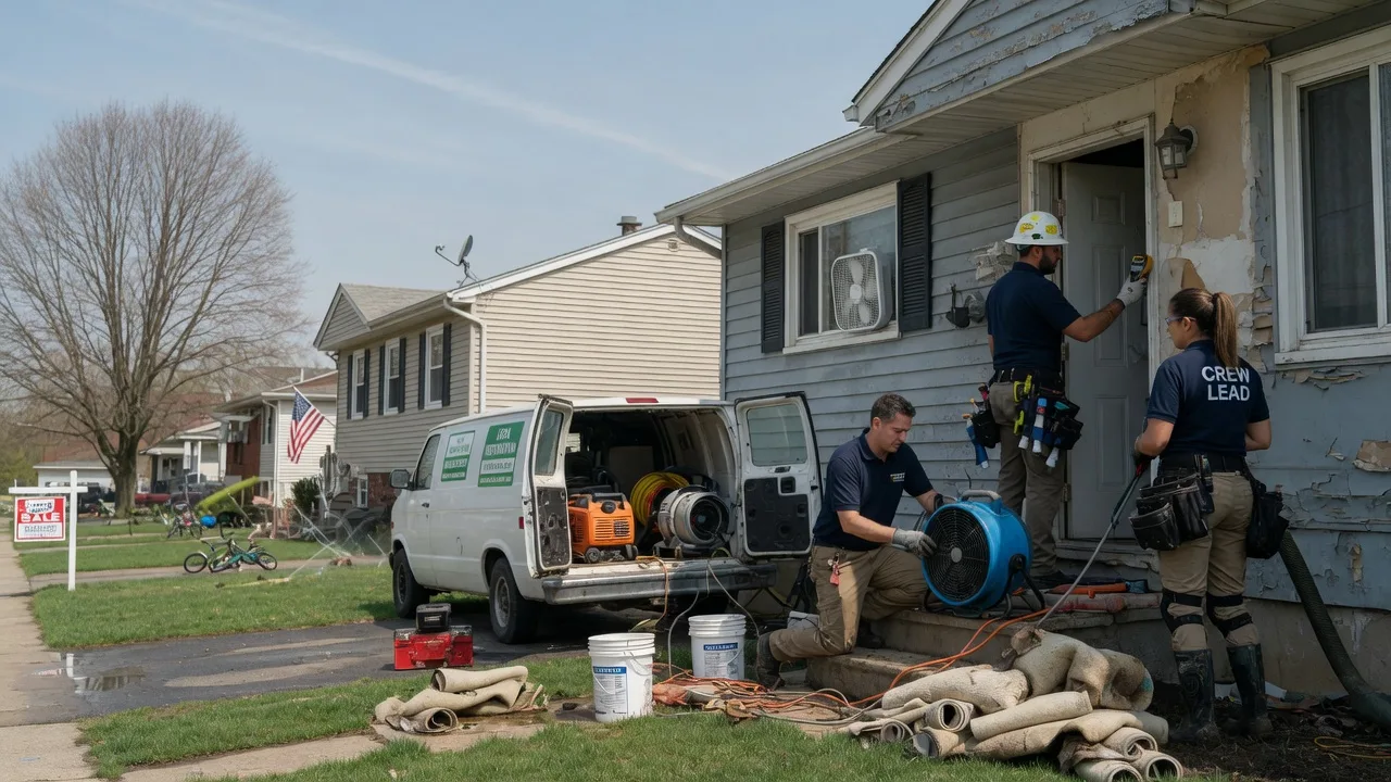 Flood Cleanup in Edinburg, IL near me